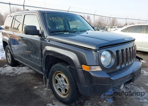 2016 Jeep Patriot Sport из США, поврежденный, VIN 1C4NJRBB9GD668629